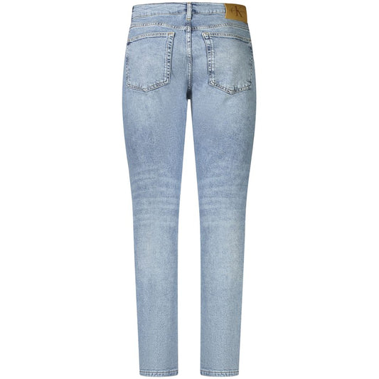 Calvin Klein Blue Cotton Men Jeans