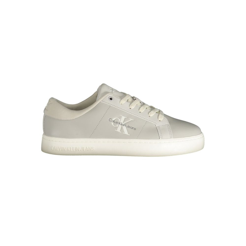 Calvin Klein Brown Leather Men Sneaker