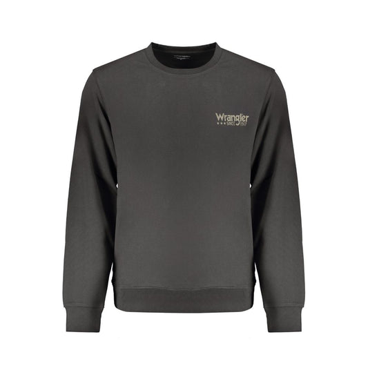 Wrangler Black Cotton Men Sweater