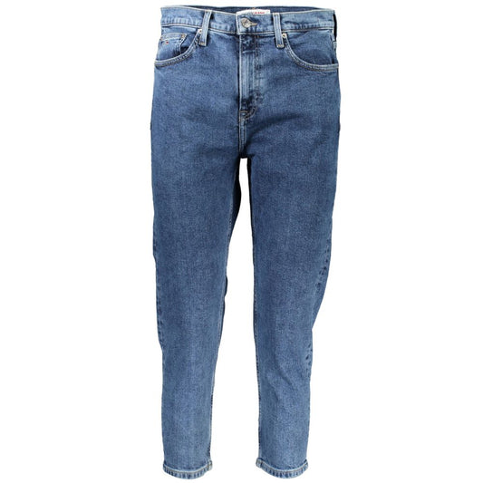 Tommy Hilfiger Blue Cotton Women's Slim-Fit Jean