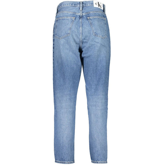 Calvin Klein Blue Cotton Women's Jeans