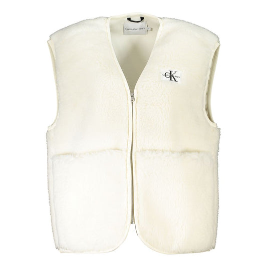 Calvin Klein White Polyester Women's Coat