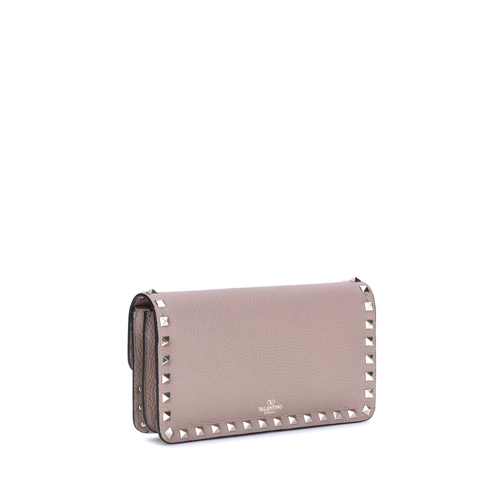 Valentino Garavani Multicolor Calf Leather Bos Taurus Clutch Bag