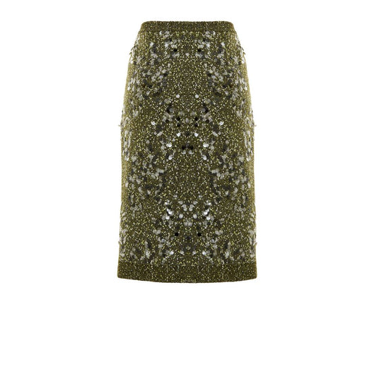 Gucci Green Viscose Skirt