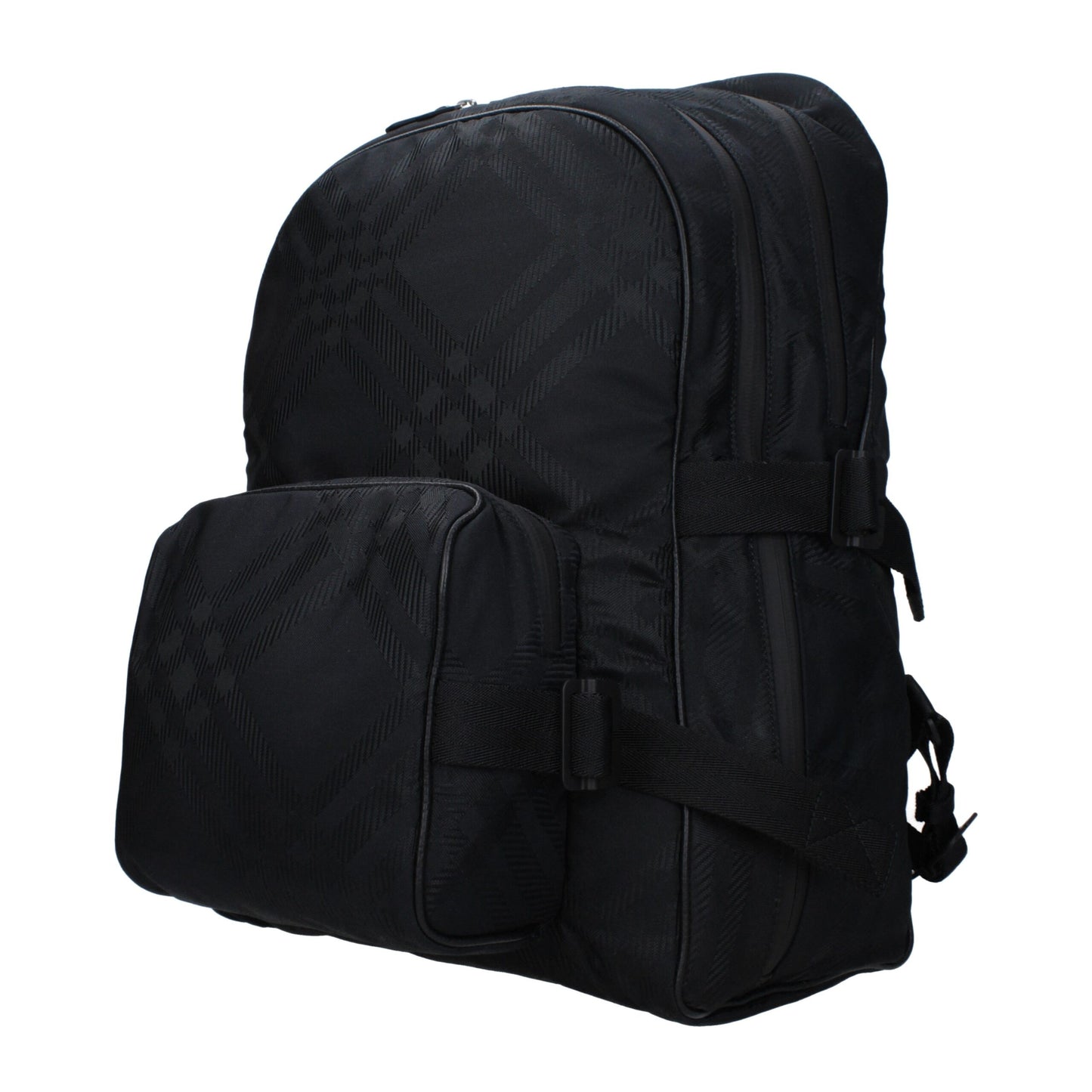 Burberry Black Fabric Backpacks