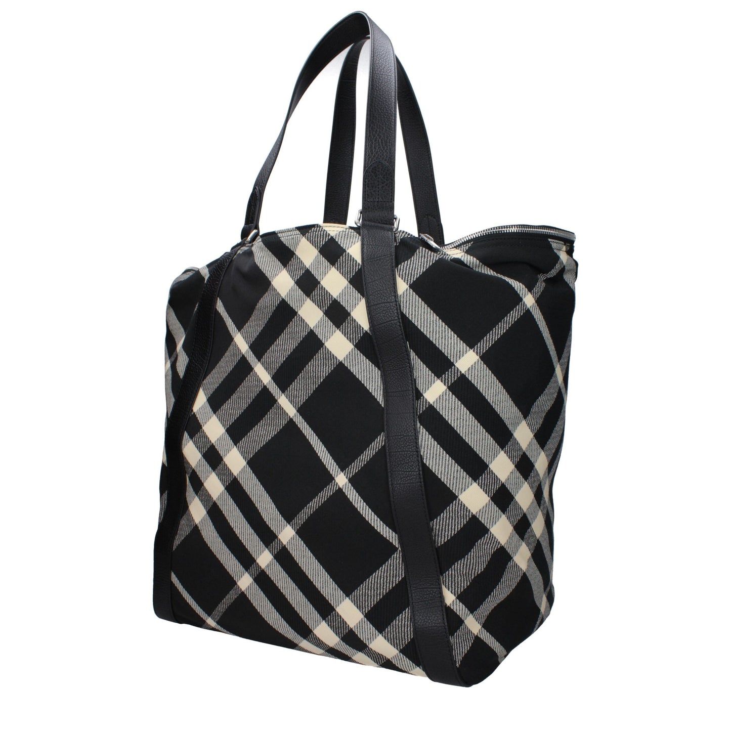 Burberry Black Fabric Shoulder Bags