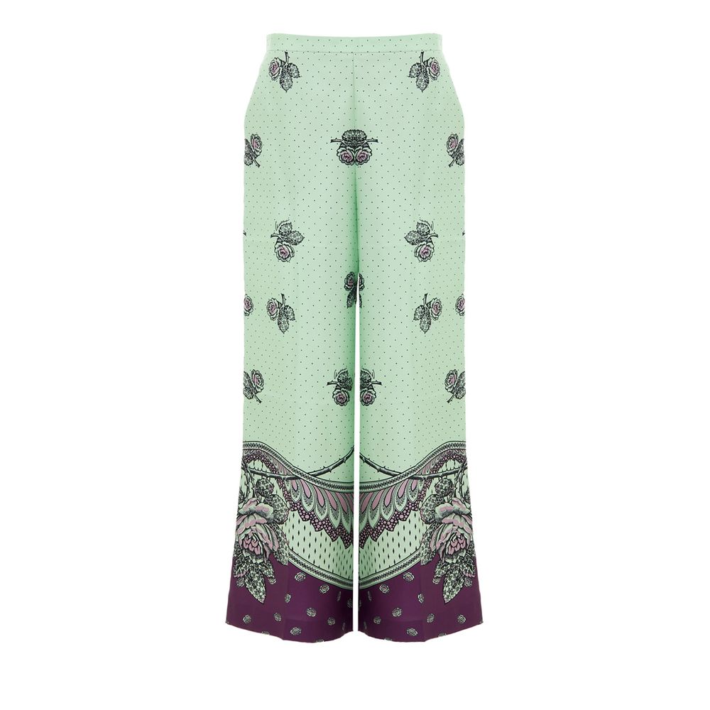 Gucci Green Silk Pant