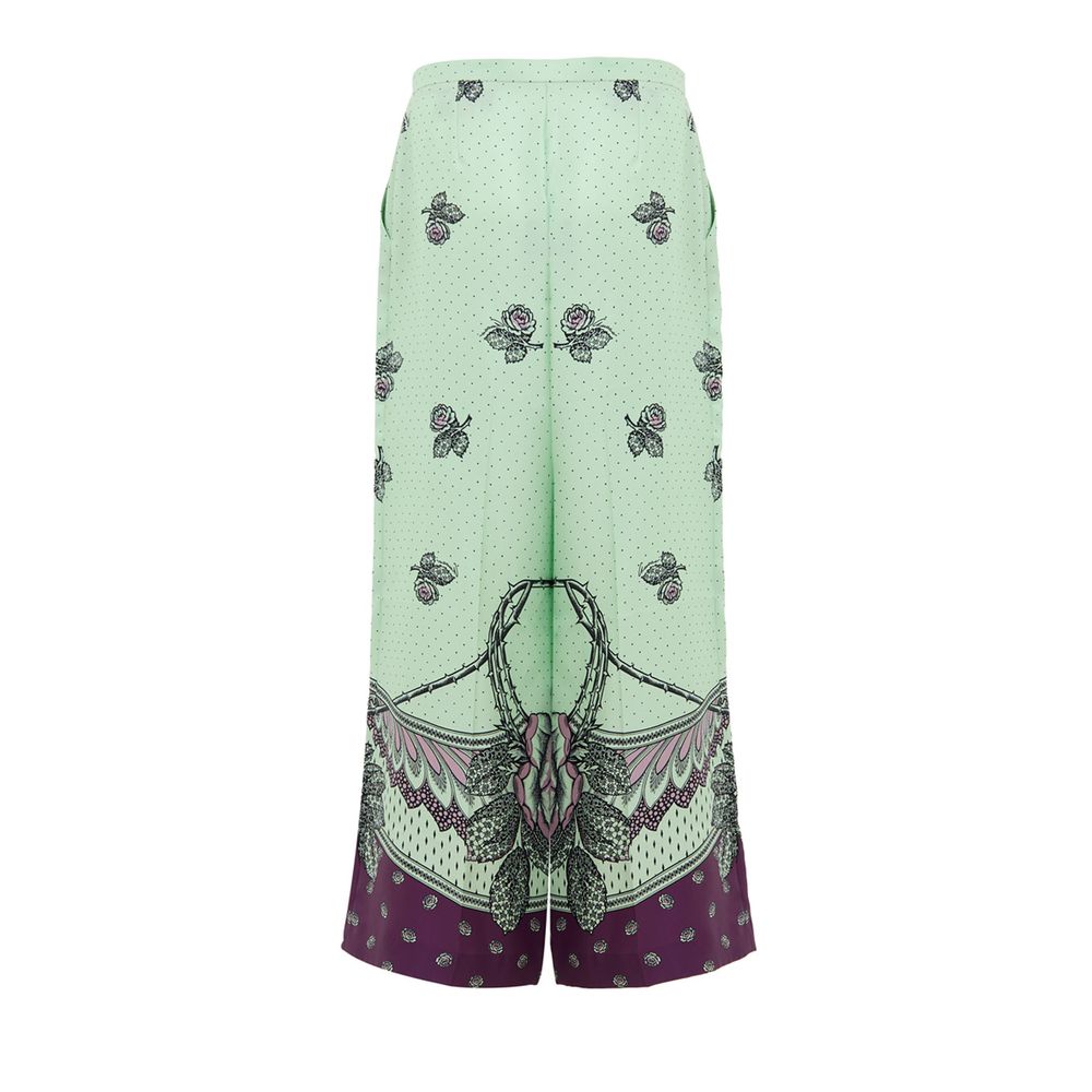 Gucci Green Silk Pant