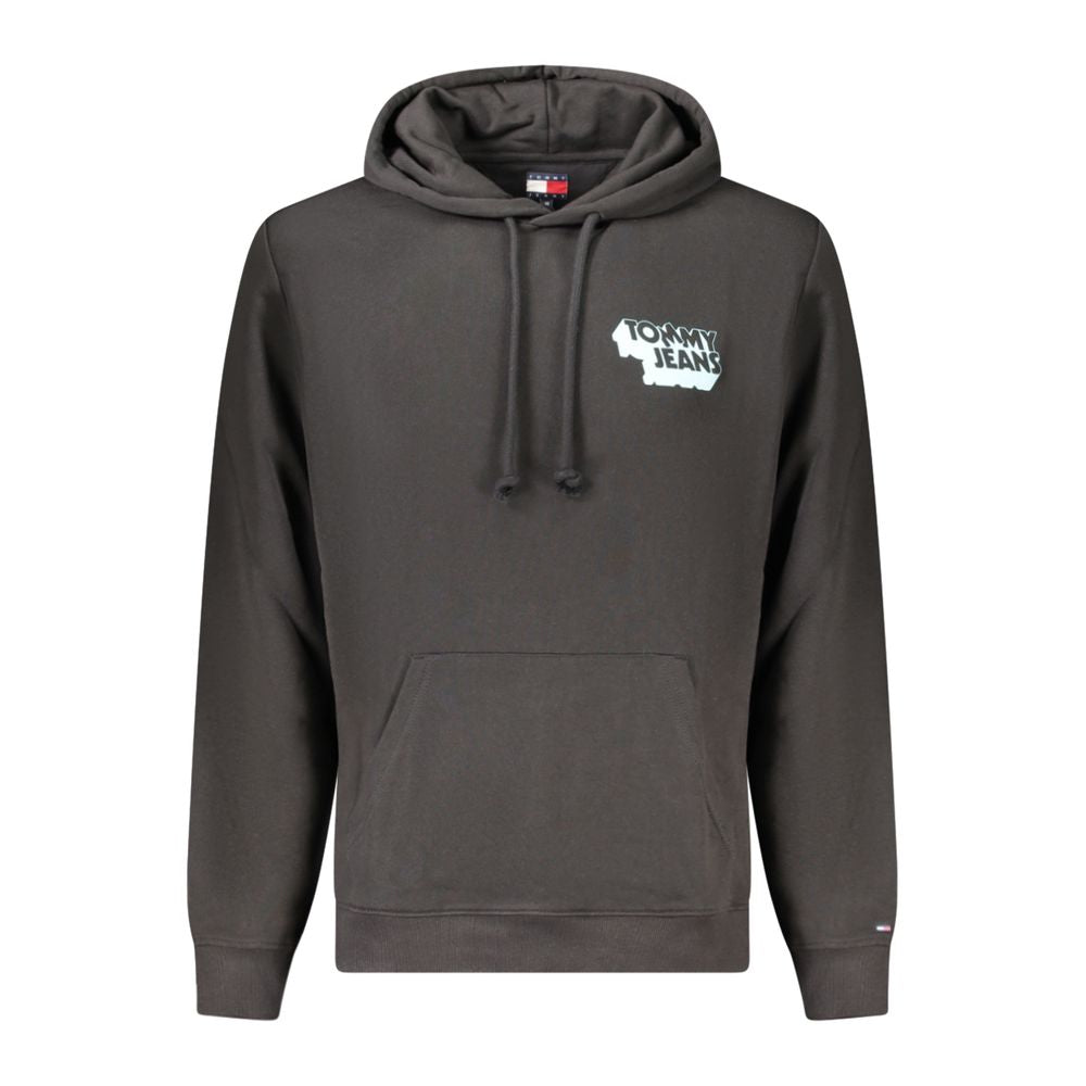 Tommy Hilfiger Black Cotton Men Sweater