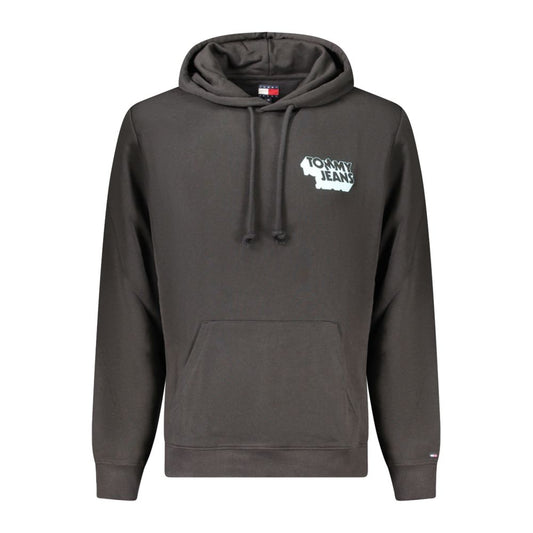 Tommy Hilfiger Black Cotton Men Sweater