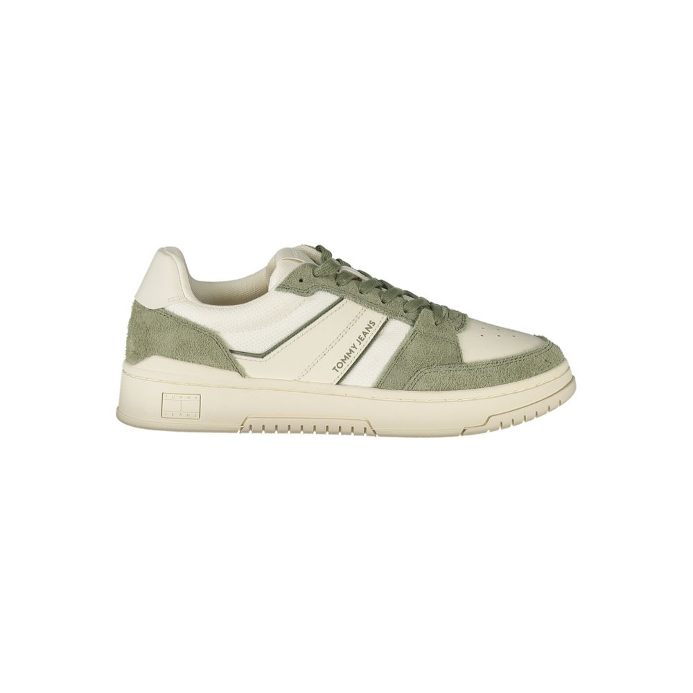 Tommy Hilfiger White Leather Men Sneaker