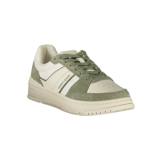 Tommy Hilfiger White Leather Men Sneaker