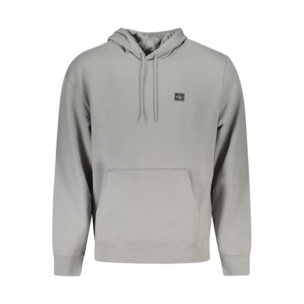 Calvin Klein Gray Recycled Polyester Men Sweater
