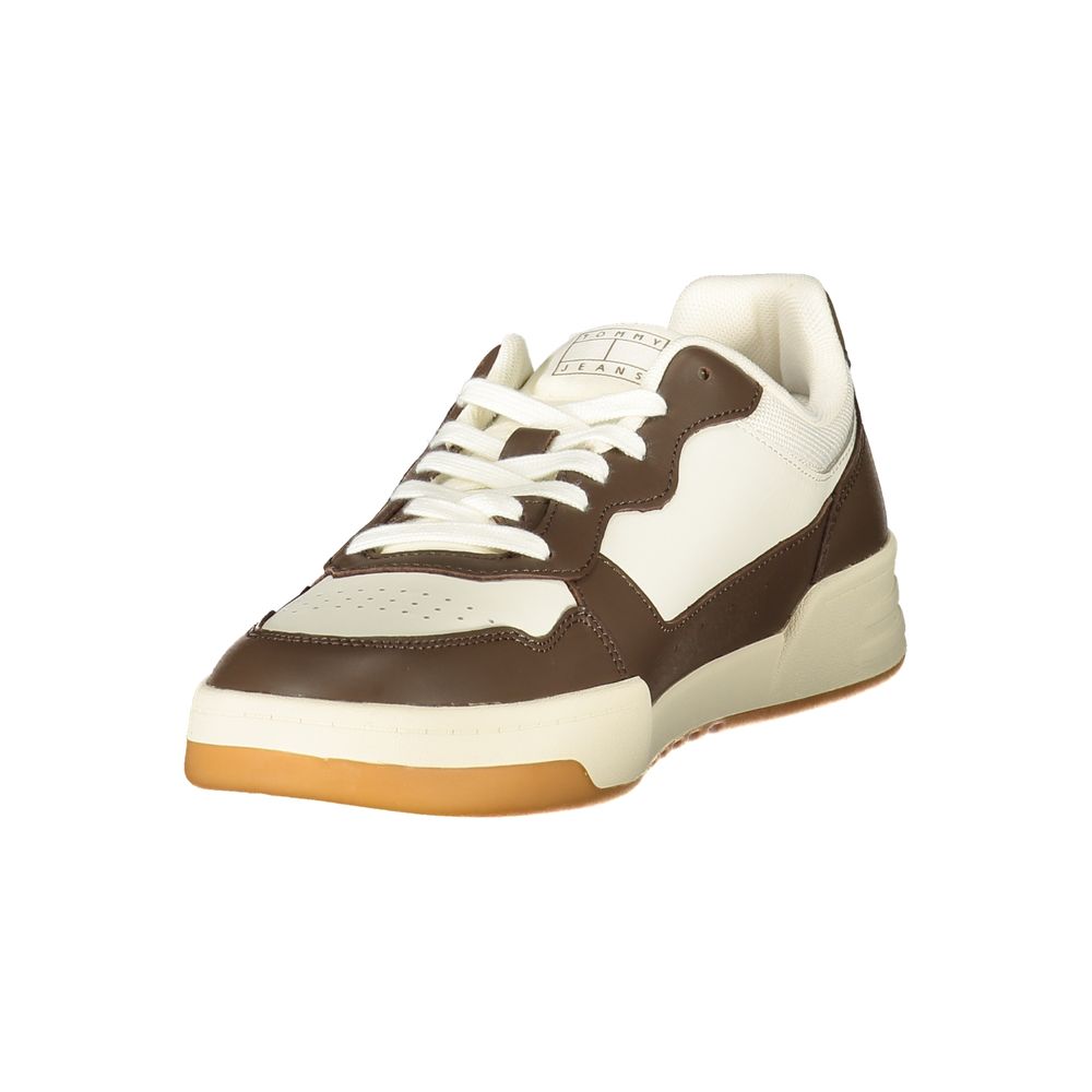 Tommy Hilfiger White Leather Men Sneaker