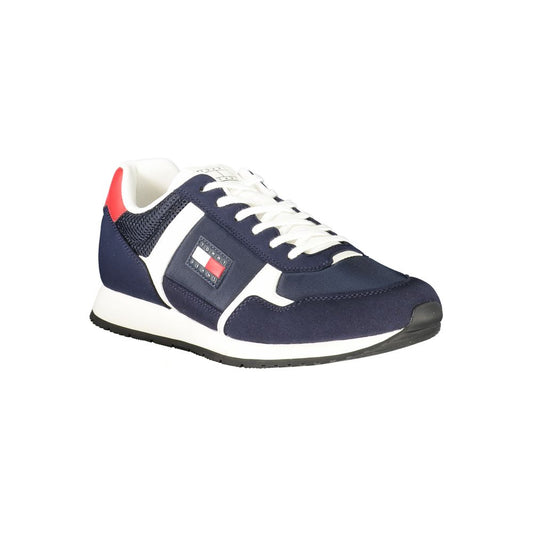 Tommy Hilfiger Blue Polyester Men Sneaker