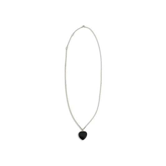 Valentino Garavani Black Metal Necklace