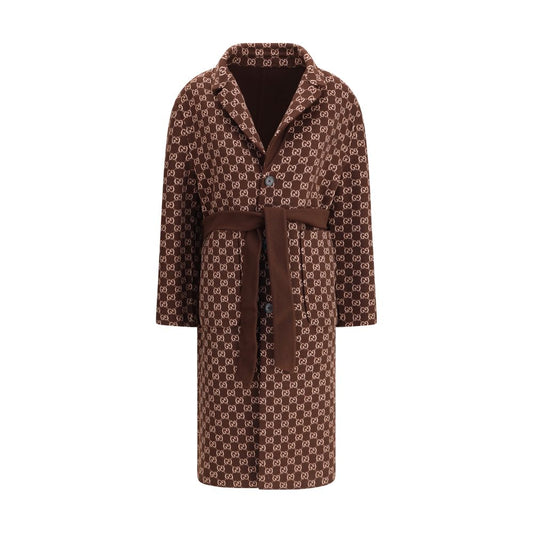 Gucci Silk and wool reversible Coat