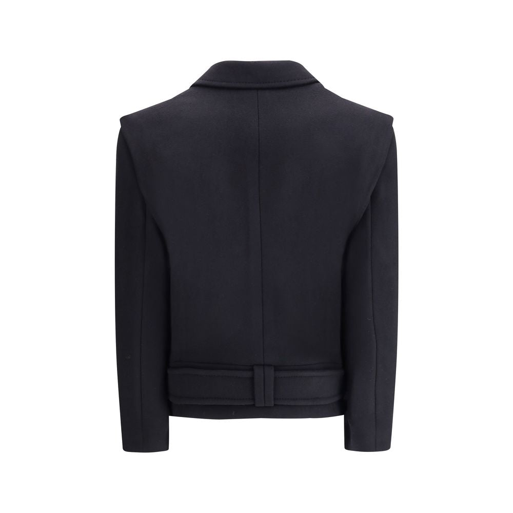 Balmain Wool Double-breasted Coat