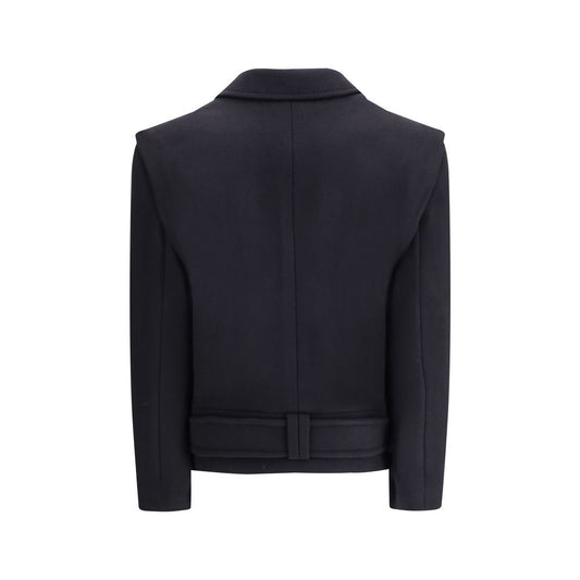 Balmain Wool Double-breasted Coat