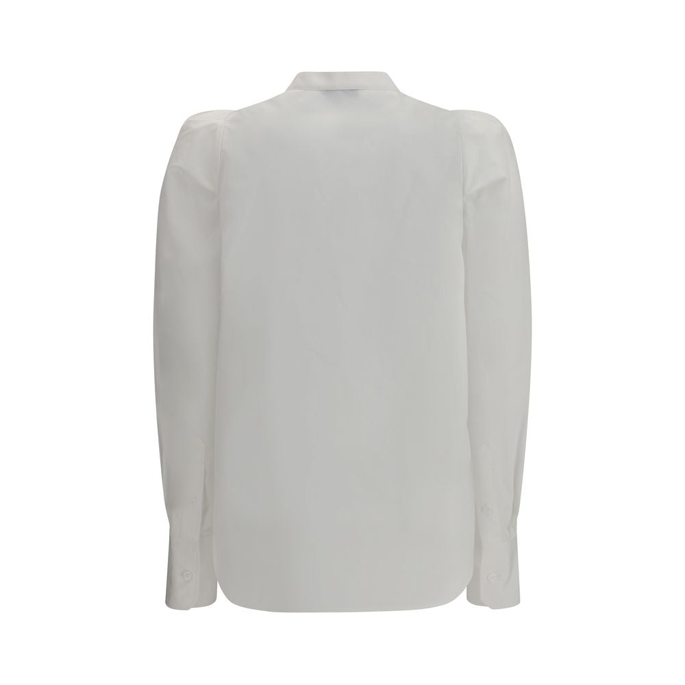 Alexander McQueen White Shirt with mandarin collar