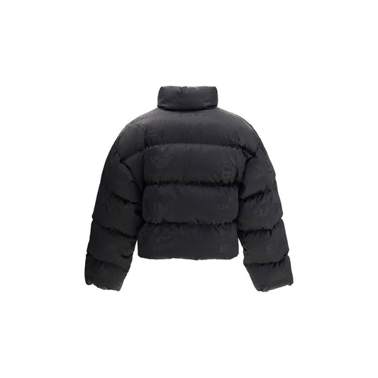 Balenciaga Cropped Puffer Jacket with logo motif