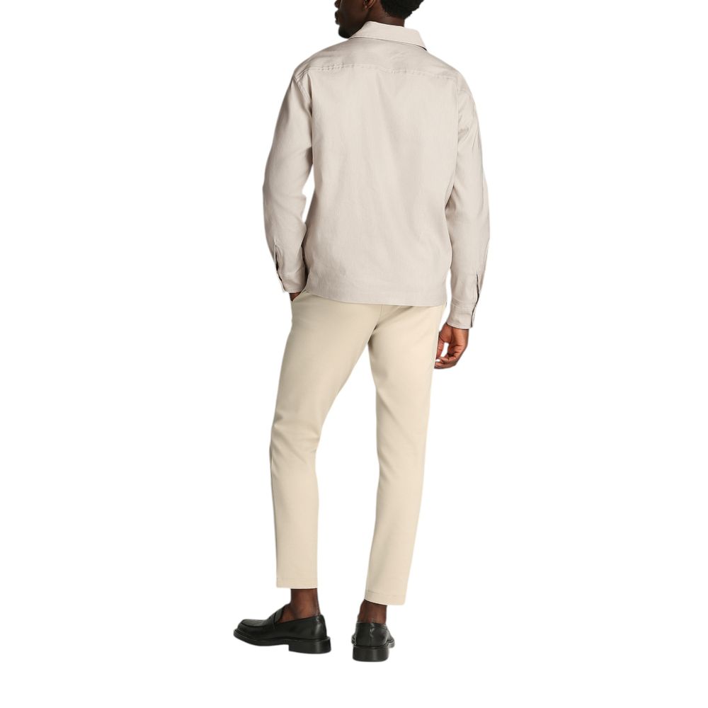 Calvin Klein Beige Lyocell Jackets And Coat