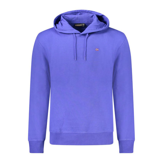 Napapijri Blue Cotton Men Sweater
