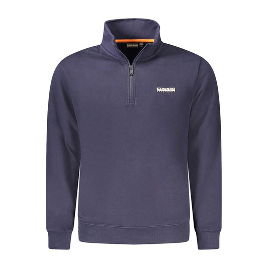Napapijri Blue Cotton Men Sweater
