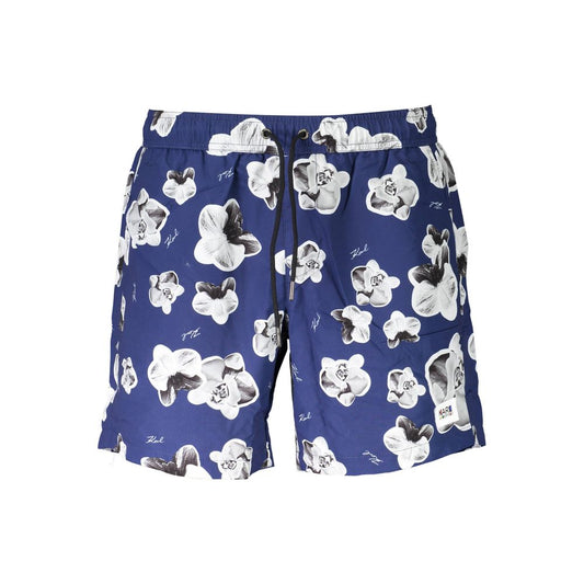 Karl Lagerfeld Blue Polyester Swimwear