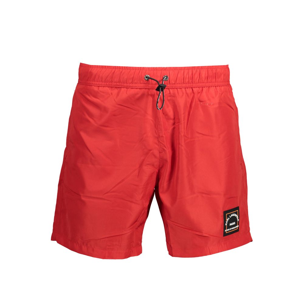Karl Lagerfeld Red Polyester Swimwear