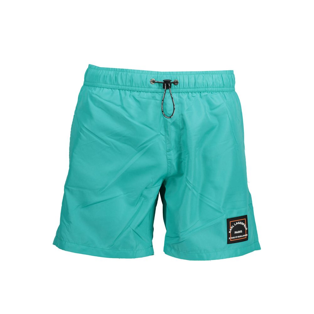 Karl Lagerfeld Green Polyester Swimwear