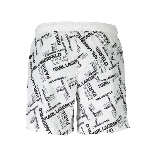Karl Lagerfeld White Polyester Swimwear