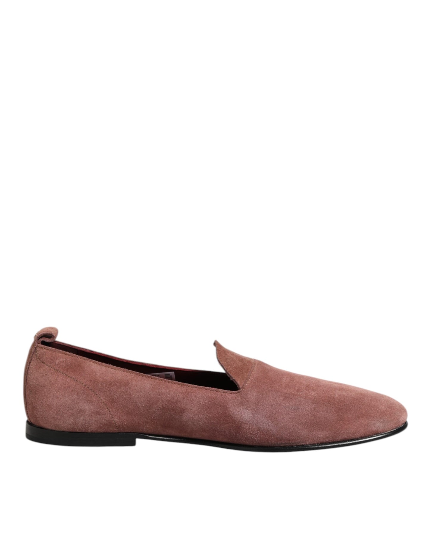 Dolce & Gabbana Pink Suede Loafers Formal Men Dress Shoes