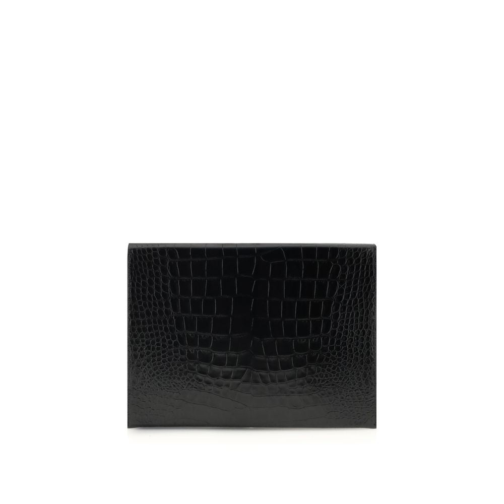 Tom Ford Crocodile print leather Pouch