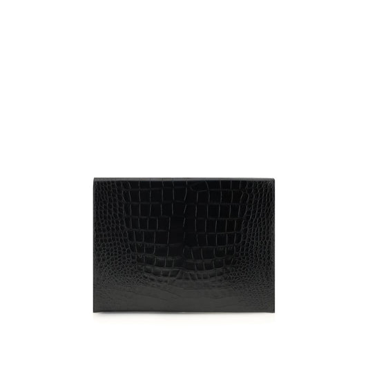 Tom Ford Crocodile print leather Pouch