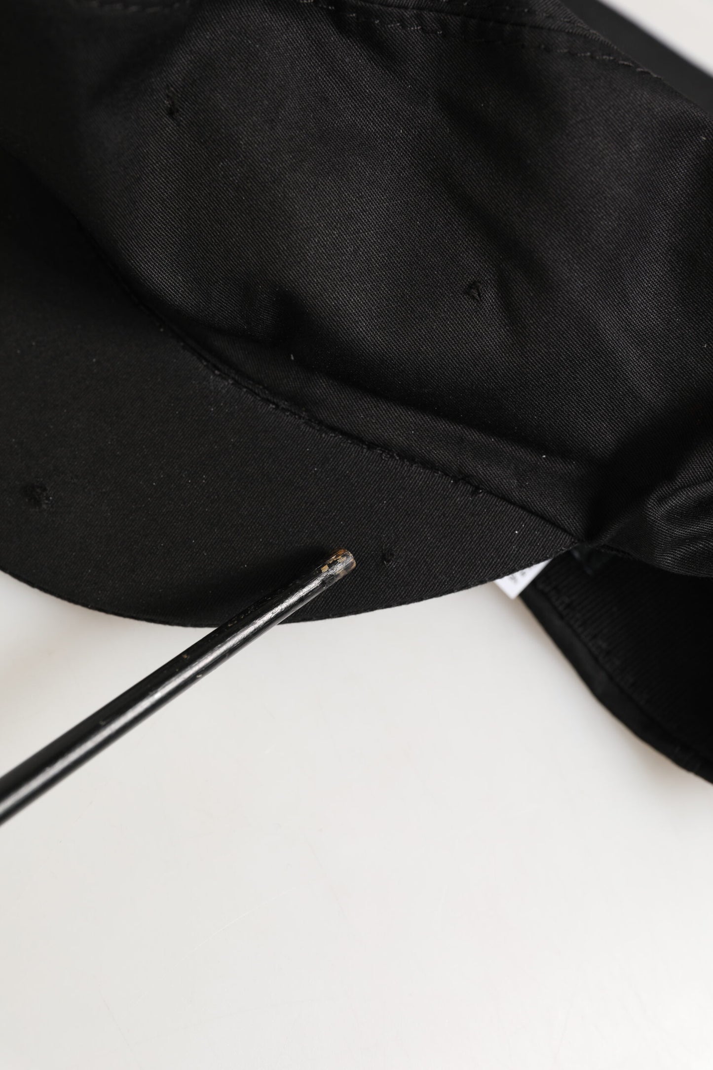 Dolce & Gabbana Black Cotton Stretch Newsboy Cloth Capello Hat