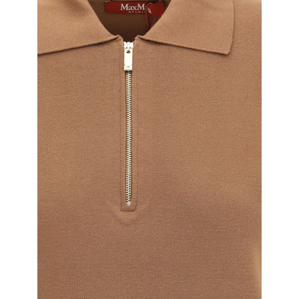 Max Mara Teti Zip Polo Shirt