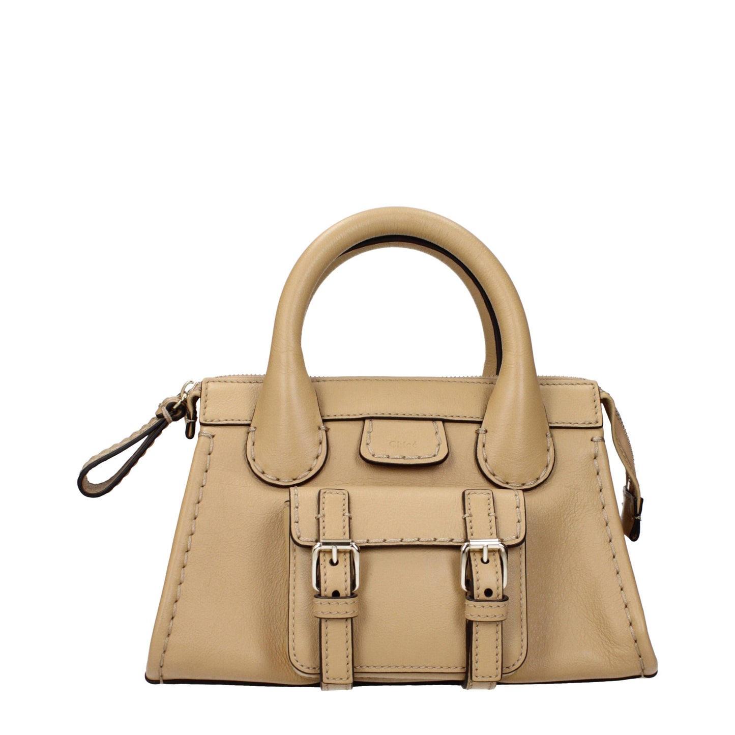 Chloé Beige Leather Handbags