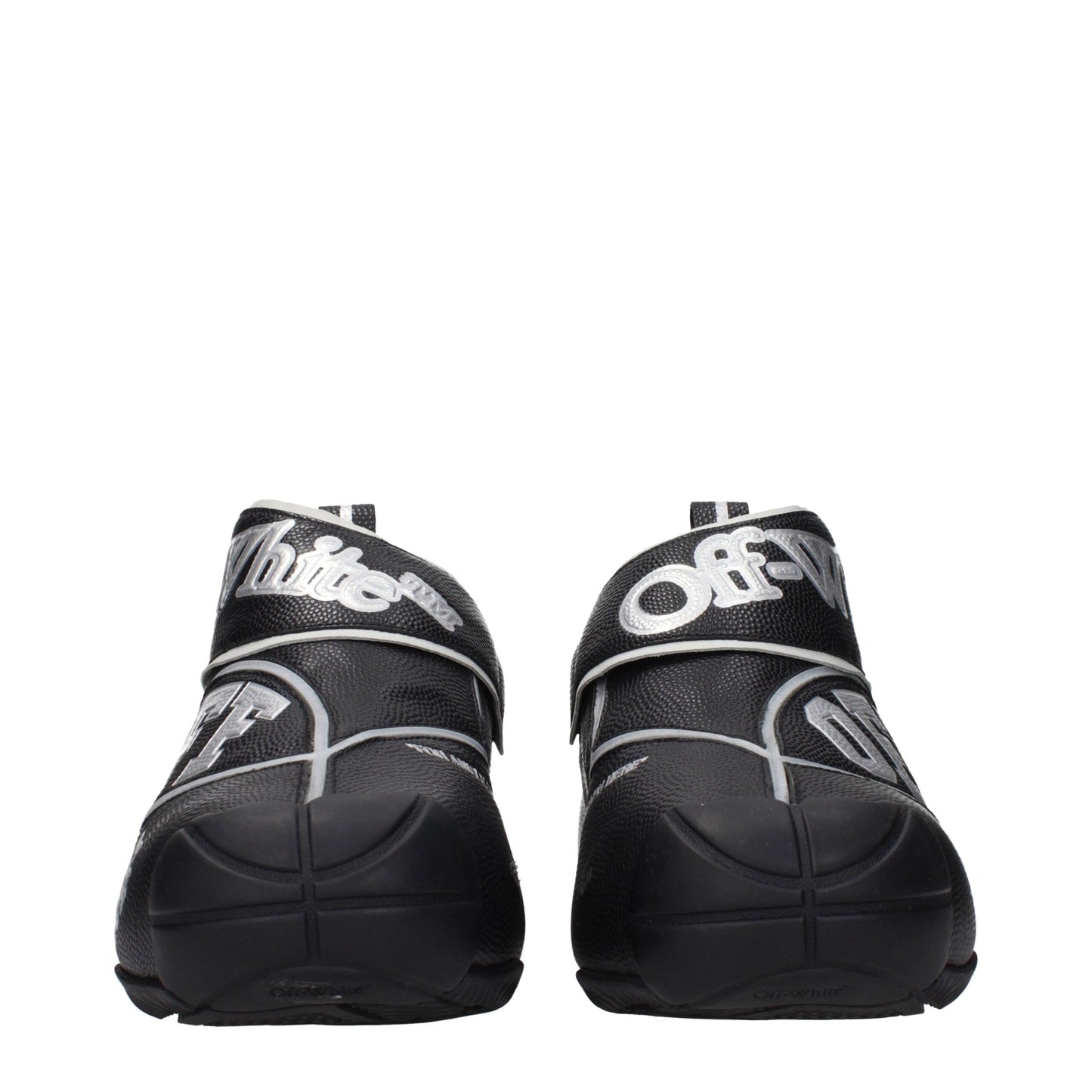 Off-White Black Leather High Tops