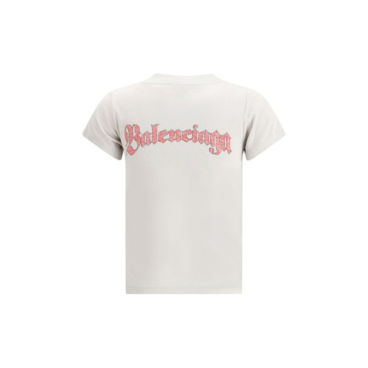 Balenciaga Graphic Logo Crew Neck T-Shirt