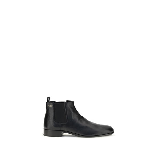 Prada Leather Ankle Boots