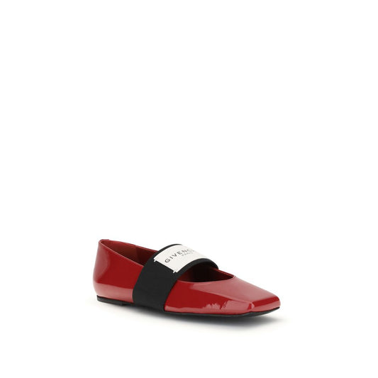 Givenchy Patent-leather Squared Ballerinas