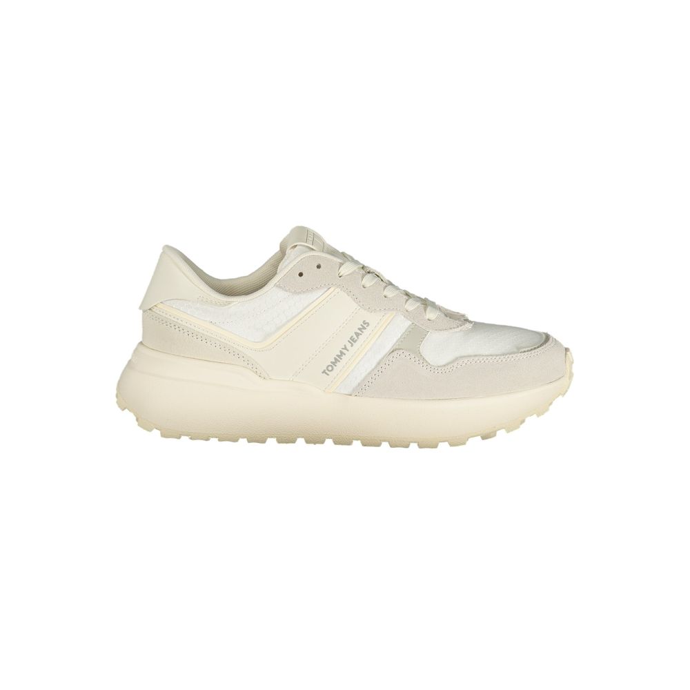 Tommy Hilfiger White Polyester Sneaker