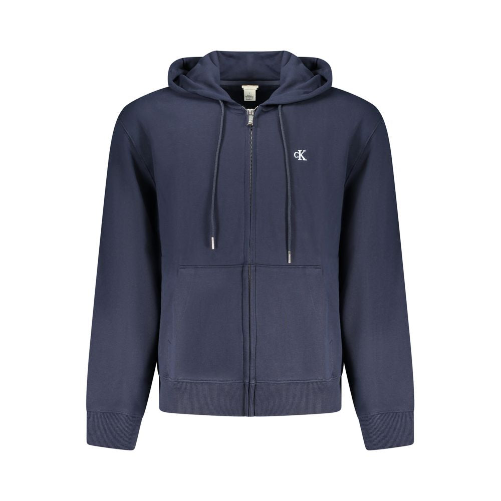 Calvin Klein Blue Cotton Sweatshirt