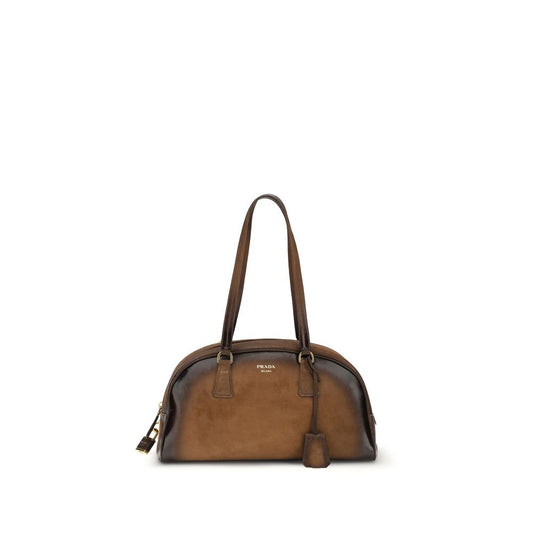 Prada Multicolor Calf Leather Bos Taurus Handbag