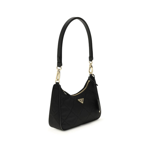 Prada Black Recycled Polyamide Shoulder Bag