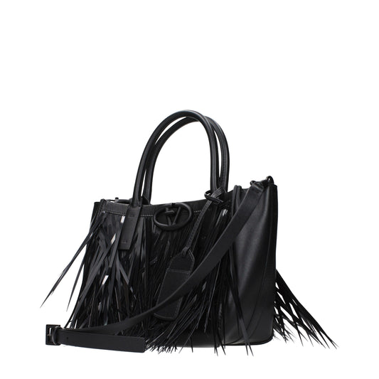 Valentino Garavani Black Leather Handbag