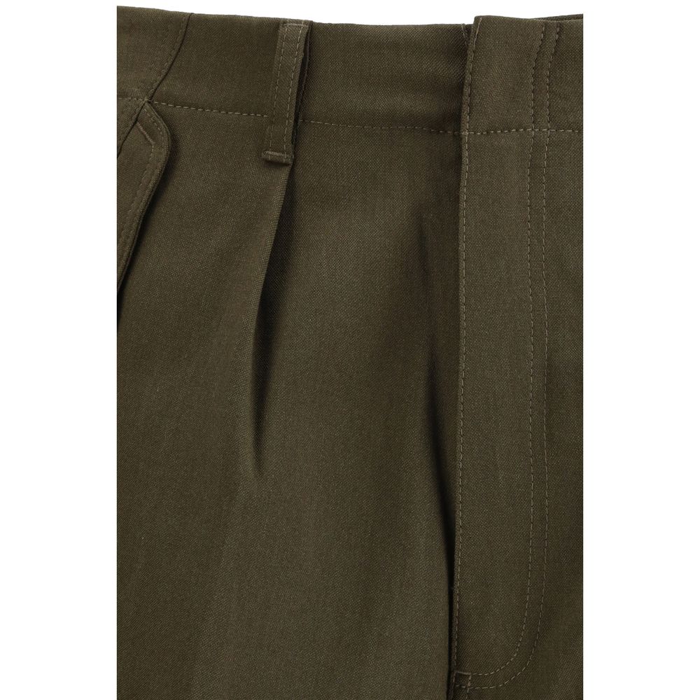 Tom Ford Green Cashmere Cargo Pants